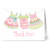 Note Card Cafe Thank You Cards with Envelopes - 24 Pack - Blank Inside, Glossy Finish - Thank You Clothesline Pink Design- Set for Greeting Cards, Occasions, Birthdays, Gifts