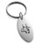 Tioneer Stainless Steel Lynx Small Oval Charm Keychain Keyring