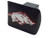 AMG University of Arkansas Metal Emblem (Chrome with red Trim) on Black Metal Hitch Cover