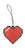 8-Bit Heart Video Game Design Engraved Printed Wooden Rear View Mirror Car Charm Dangler