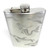 IncisoArt Hand Etched Stainless Steel Flask Sandblasted (Sand Carved) Upgraded 304 SS with Funnel (12 Ounce, Mermaid Dolphins)