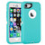 Case for iPhone 7/iPhone 8 Built-in Screen Protector Heavy Duty Shockproof Drop-Proof Dustproof Triple Layer Defense for iPhone 7/iPhone 8 -Light Blue-