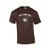 Bowling Short Sleeve T-Shirt That's How I Roll-Brown-Large