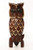 G6 Collection 12" Wooden Handmade Owl Statue Brown Painted Handcrafted Figurine Art Home Decor Sculpture Hand Carved Decorative Rustic Accent Decoration Owl Brown