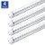 YGS-Tech T8 LED Shop Light Tube, 4ft, 18W (40W Equivalent), 3000K Warm White, Dual-End Powered, Clear Cover, Ballast Bypass, Fluorescent Replacement, Warehouse, Shop Light, Garage Light(4 Pack)