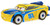 Disney Parks Exclusive - DieCast Pullback Car Figure - Cars Rocket Racer - Cruz Ramirez
