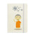 Orange Gown Monk Nepal Cartoon Notebook Thick Journal Snowflakes Winter