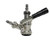 Kegco KT85-MFL D System Lever Handle Keg Tap Coupler with 1/4" MFL Fittings