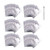 Beaupretty 400pcs Nail Polish Foil Wraps Soak Off Gel Remover Foil Wrap Nail Remover Polish Tin Foil Nail Foil Cotton Pads for Gel Removal