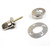 Common Sense Fastener, 5/8" Single Screw Stud, Turn Button Fastener -5 of Each Piece-