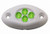 Innovative Lighting 004-3100-7 Surface-Mount 4 LED Courtesy Light - Green LED with White Case