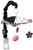 GEENNY Musical Mobile, Boutique Black/White Flower and Dot