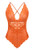 Aranmei Women Deep V Sexy Lace Bodysuit Snap Crotch Lingerie Teddy Underwear -Orange, Medium- Aranmei Women Deep V Sexy Lace Bodysuit Snap Crotch Lingerie Teddy Underwear -Orange, Medium-
