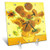 3dRose Sunflowers by Vincent Van Gogh - Desk Clock, 6 by 6-Inch (dc_128138_1)