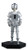 Underground Toys Doctor Who Resin 10th Planet Cyberman Action Figure, 4"