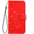 Galaxy J4 2018 Case,PHEZEN Galaxy J4 2018 Wallet Case,Bling Glitter Crystal Diamond Embossed Flower Butterfly PU Leather Magnetic Flip Case Cover With Card Slots for Samsung Galaxy J4 2018, Red