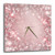 3dRose White and Pink Sparkle Bokeh with Stars - Wall Clock, 13 by 13-Inch (DPP_222283_2)