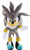Sonic Plush Doll Sonic The Hedgehog Plush Figure Toy Sonic Hedgehog Cartoon Character Plush Stuffed Doll 11 inches -Gray-