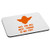 Yoda Parody Do Or Do Not Try Mouse Pad - Orange