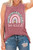 Umsuhu Be Kind Graphic Tank Tops for Women Sleeveless Graphic Tank Tops Tees Shirts -Large, Pink-