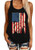EIGIAGWNG Womens Leopard American Flag Star Tank Tops Cute July 4th Independence Day Sunflower Graphic Tees T-Shirts -C-Black, L- EIGIAGWNG Womens Leopard American Flag Star Tank Tops Cute July 4th Independence Day Sunflower Graphic Tees T-Shirts -C-Black, L-