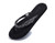 AX BOXING Women's Flip Flops Straw Rope Sandals Slide Beach Pool Slipper Sandals-Black, Numeric-7-