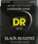 DR Strings Extra Life Black Coated Electric Guitar, .010 - .052, EX-BK-10/52