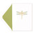 Papyrus Elegant Dragonfly Blank Card