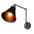 ATC Vintage Wall Sconce Industrial Iron Wall Light Adjustable Swing Arm Wall Lamp Spotlight Retro Loft Funnel Lampshade Wall Sconce Fixtures