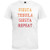 Old Glory - Fiesta Tequila Siesta Repeat T-Shirt - Small White