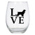 Love Cocker Spaniel Wine Glass, 21 Oz, Cocker Spaniel, Cocker Spaniel Gift