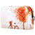 Makeup Toiletry Bag for Women Purse Cosmetic Travel Kit Organizer,Autumn Bicycle Orange Leaves Makeup Toiletry Bag for Women Purse Cosmetic Travel Kit Organizer,Autumn Bicycle Orange Leaves