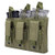 Aoutacc Double/Triple Tactical Mag Pouch, Double Stack Pouch Can Hold Kangaroo Rifle Magazines and Pistol Mag -Triple-Od-