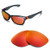 Walleva Replacement Lenses for Oakley Jupiter Sunglasses - Multiple Options Available -Fire Red Mirror Coated - Polarized-