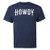 Country Casuals Howdy - Men's Short Sleeve Graphic T-Shirt Navy