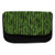 Ambesonne Green Pencil Case, Tropical Bamboo Stems, Fabric Pen Pencil Bag with Double Zipper, 8.5" x 5.5", Green
