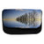 Ambesonne Winter Pencil Case, Frozen Lake in Nature, Fabric Pen Pencil Bag with Double Zipper, 8.5" x 5.5", Blue Brown