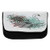 Ambesonne Animal Pencil Case, Sketchy Swan Watercolors, Fabric Pen Pencil Bag with Double Zipper, 8.5" x 5.5", Mint Green Pale Pink Black