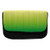 Ambesonne Lime Green Pencil Case, Striped Futuristic, Fabric Pen Pencil Bag with Double Zipper, 8.5" x 5.5", Pale Green