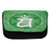 Ambesonne Green Mandala Pencil Case, Eastern Motif, Fabric Pen Pencil Bag with Double Zipper, 8.5" x 5.5", Pale Green and White