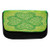 Ambesonne Irish Pencil Case, Traditional Heart Motif, Fabric Pen Pencil Bag with Double Zipper, 8.5" x 5.5", Green Pale Avocado Green