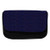 Ambesonne Dark Blue Pencil Case, Repetition Starry Night, Fabric Pen Pencil Bag with Double Zipper, 8.5" x 5.5", Dark Blue Navy Blue Mustard
