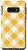 Galaxy S10e Orange White Checkered Plaid Flannel Gingham Pattern AEN318 Case