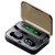 XIMIXI Bluetooth 5.0 Wireless Earphones Headphone Touch Control Stereo Sport Headset Charging Case LED Display Gaming Music Earbuds -Black-
