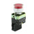 1NC SPST Panel Mounting Red Indicator Lamp Push Button Switch 600V 10A