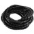 NA 8M 25ft 8mm Black Wire Spiral Wrap Sleeping Band Tube Cable Protector