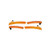 Evan-Fischer Side Marker compatible with Mini Cooper 02-08 Front Included Assembly Right and Left Side