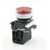DPST 4 Screw Terminals Momentary Red Flat Push Button Switch