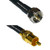 3 feet RG58 F Male to RCA Male RF Pigtail Coaxial Cable