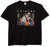 Warner Bros. Men's Taz Slam Basic Solid Tee, Black, Large